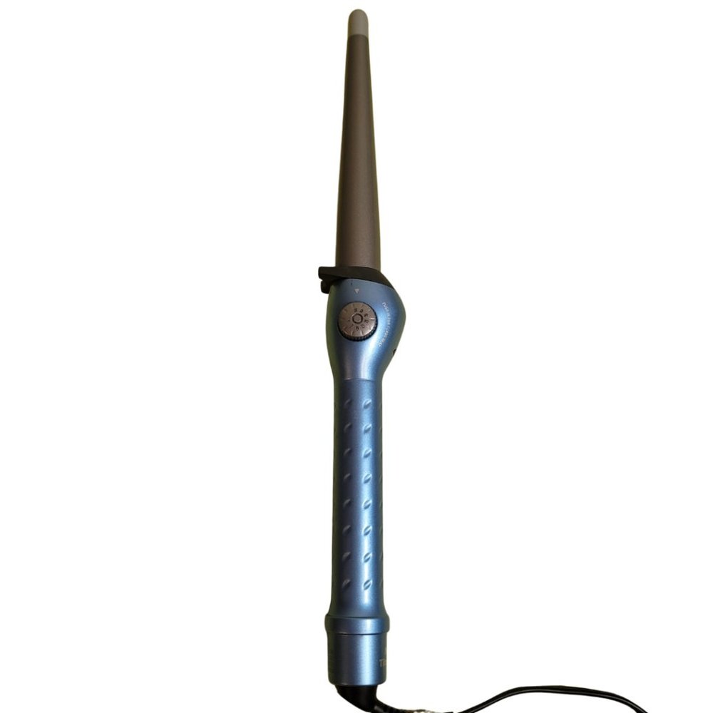 BaBylissPro Nano Titanium 1" ConiCurl Iron, Blue